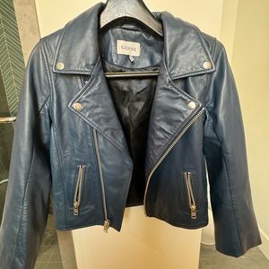 Ganni leather jacket